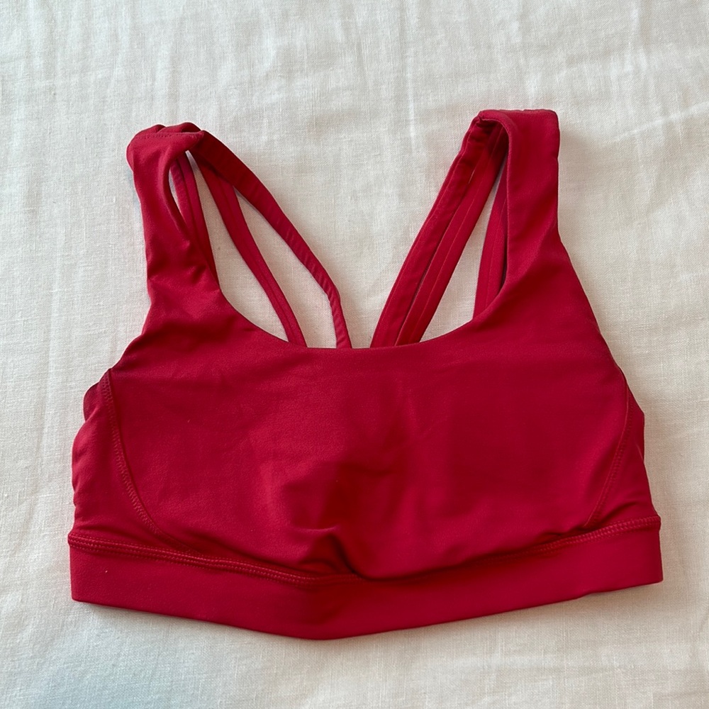 Pink Lululemon Sports Bra